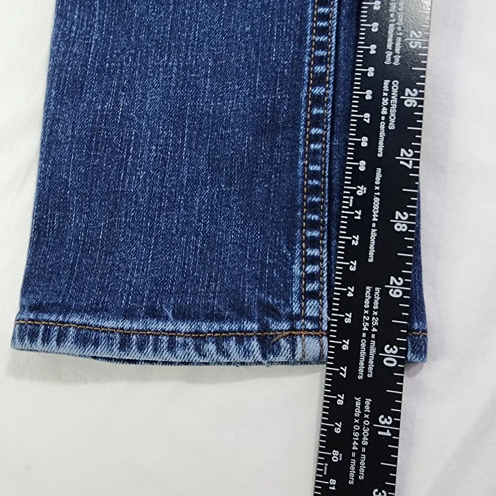 Banana Republic Mens Slim Straight Jeans 30x32 Dark Wash Stretch Cotton Spandex